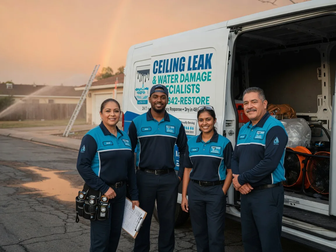 Ceiling Leak Cleanup company in Goree, TX