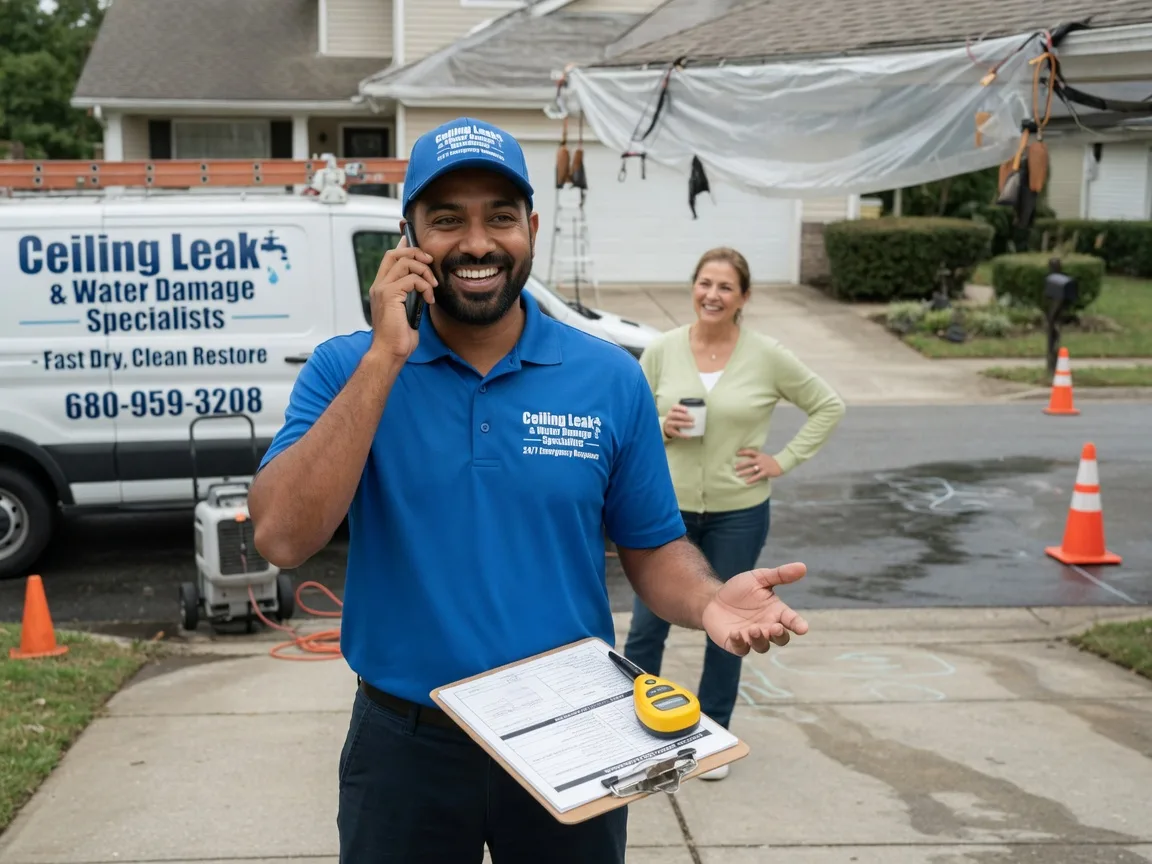 Ceiling Leak Cleanup Goree, TX FAQs